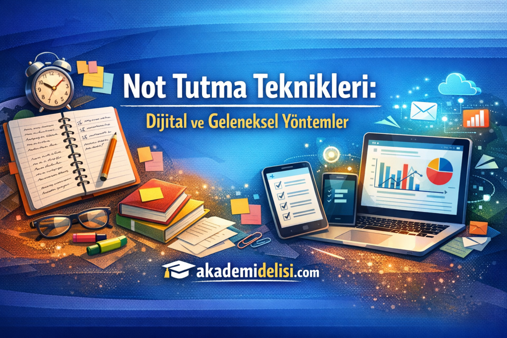 Not Tutma Teknikleri Dijital ve Geleneksel Yöntemler - Akademi Delisi (Proje Yaptırma)